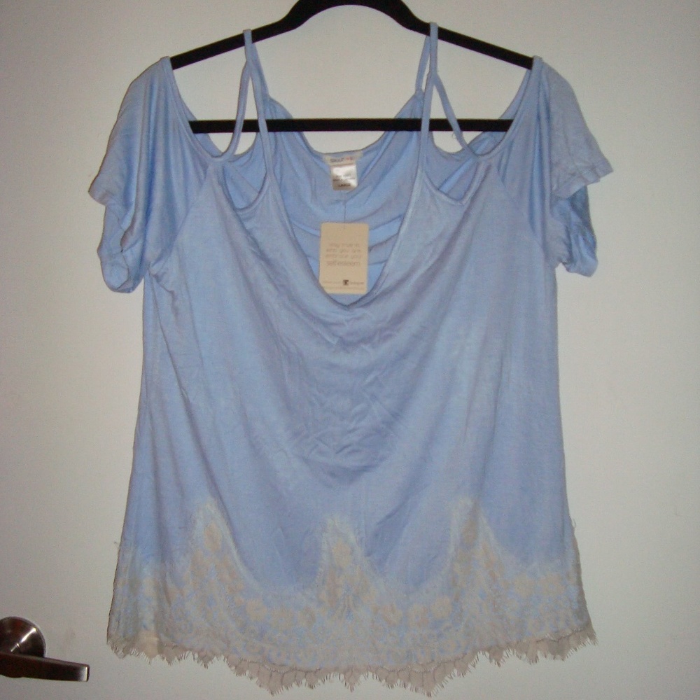 NWT Light Blue Blouse
